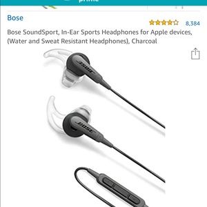 Bose sound sport in-ear earphones